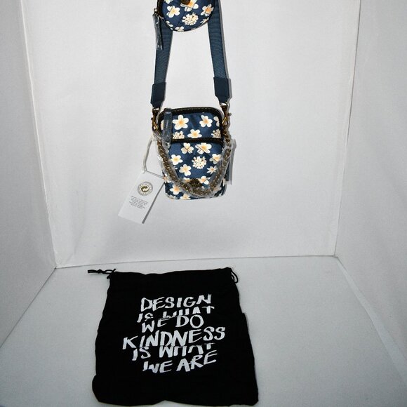 Kurt Geiger London Recycled Multi Pocket Crossbody Bag in Blue #4064186229 NWT - Picture 7 of 7